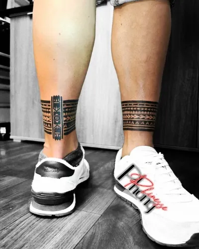 Mens Ankle Band Tattoo