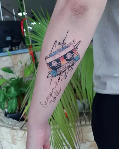 Music Arm Tattoo Idea For Men