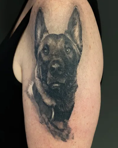 Cute Dog Arm Tattoos