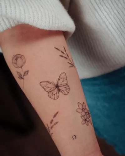 Glorious Gardenia Hand Tattoo