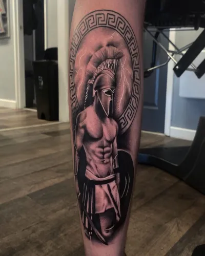 Gladiator Leg Tattoos For Men