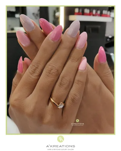 Light Pink Nail Polish Design