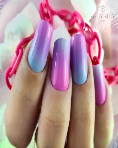 Pastel Ombre Summer Nails