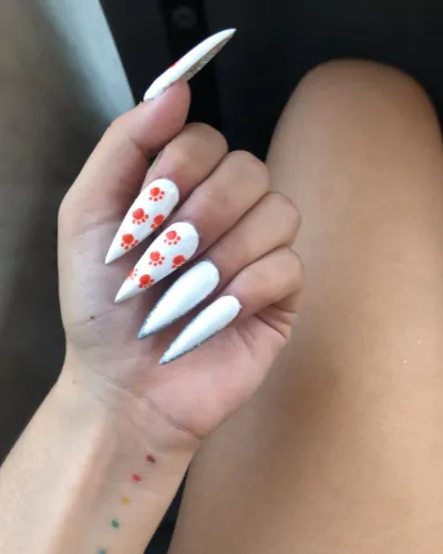 Pearly White Nails