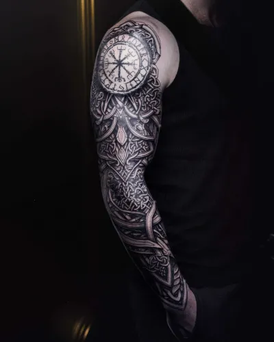 Full Arm Tattoo For Male