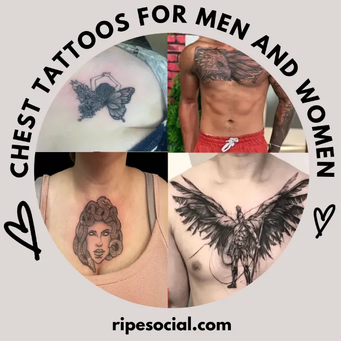 chest tattoos for men and women