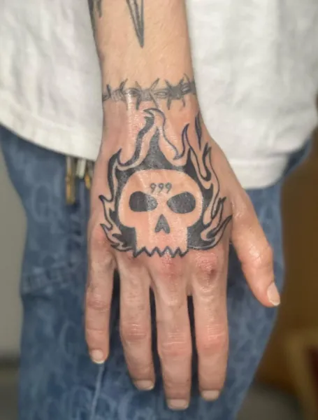 999 Tattoo Left Hand