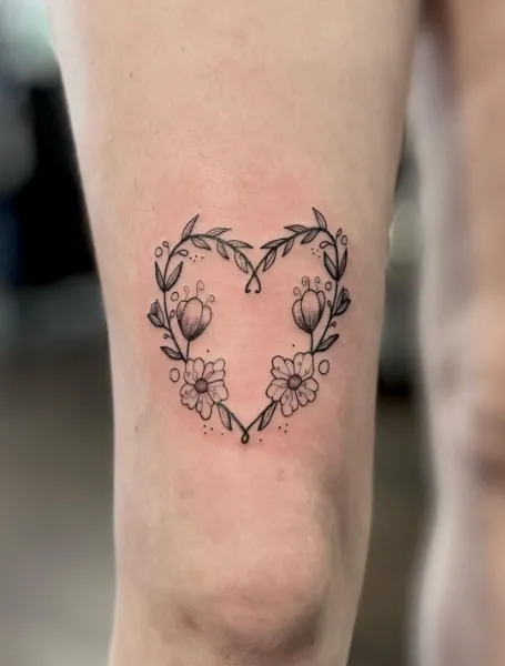 Best Above The Knee Tattoo