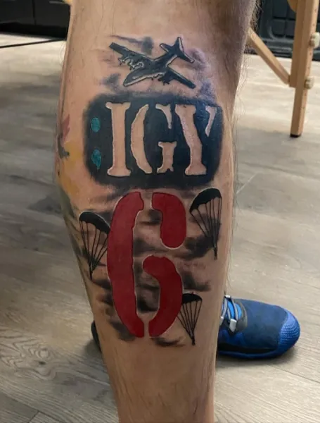 Paratrooper IGY6 Tattoo