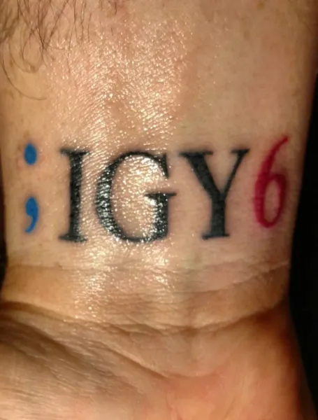 IGY6 Wrist Tattoo Design