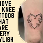 above the knee tattoos design