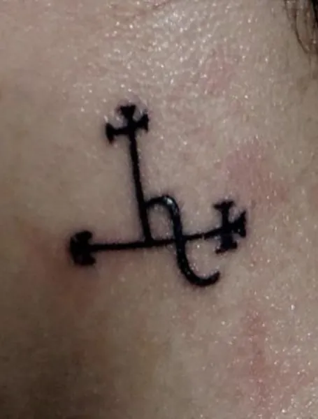 Small Lilith Symbol Tattoo