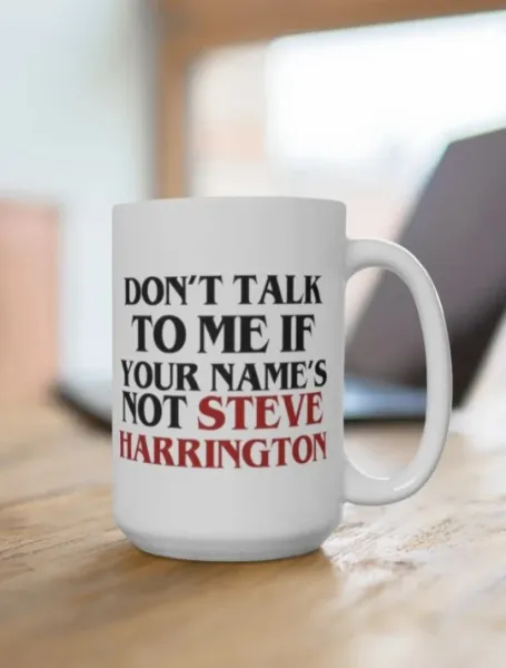 Mug With Steve Harrington Fanart Printed