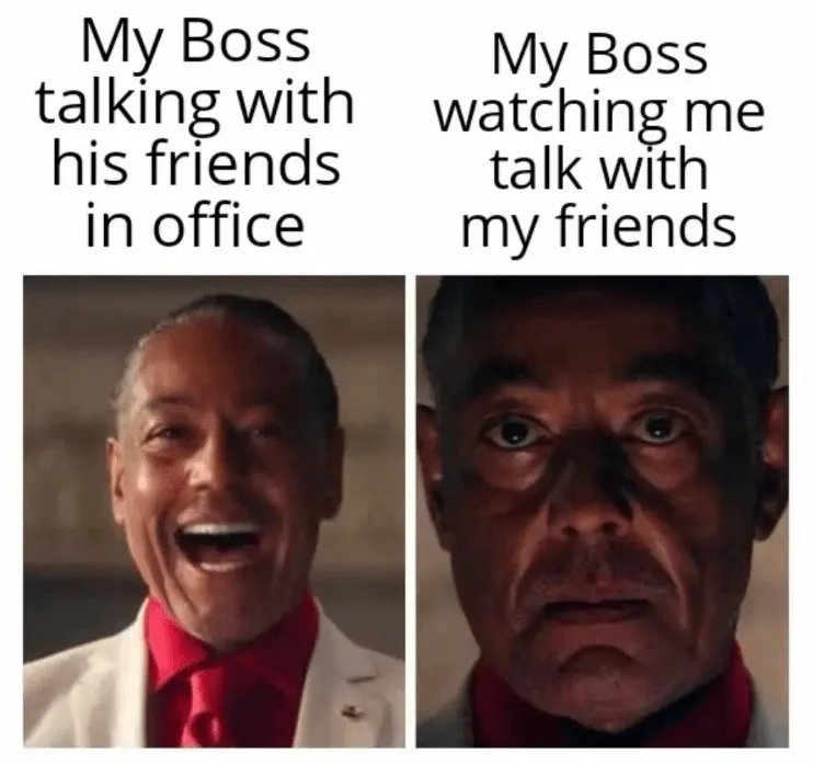 boss and friends coworker meme