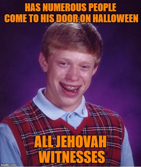 all halloween jehovah witnesses meme