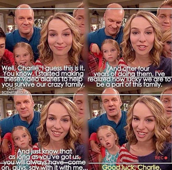 i started making these video good luck charlie meme