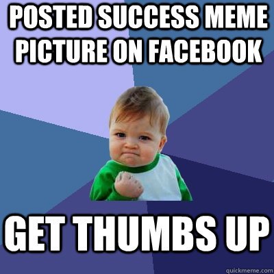 get thumbs up kid meme