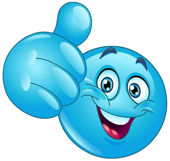 blue thumbs up emoji meme