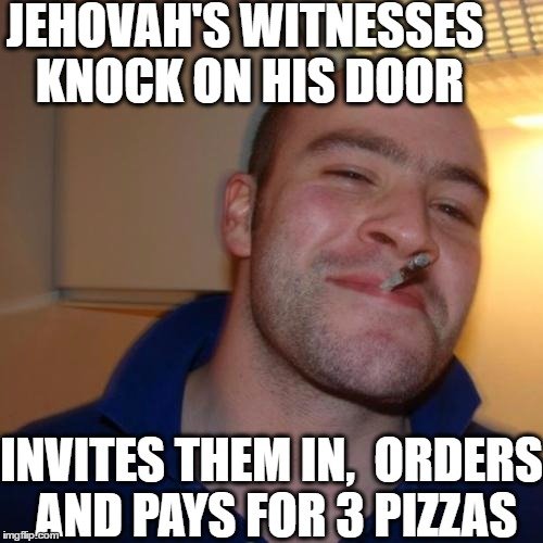  knock on his door jehovahs witnesses meme