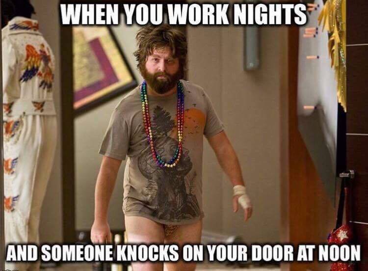 you work nights do not disturb meme