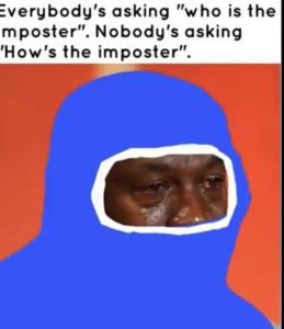 who is the imposter among us meme