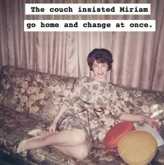 change at once girl sitting on couch meme