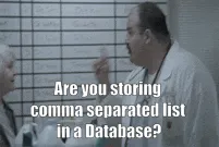  list in a database oxford comma meme gif