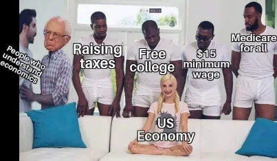 us economy girl on couch meme