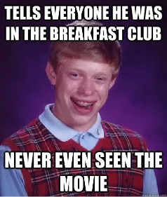 I am in the breakfast club meme