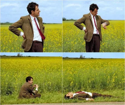 Mr Bean Waiting on meme