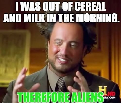 aliens funny cereal meme