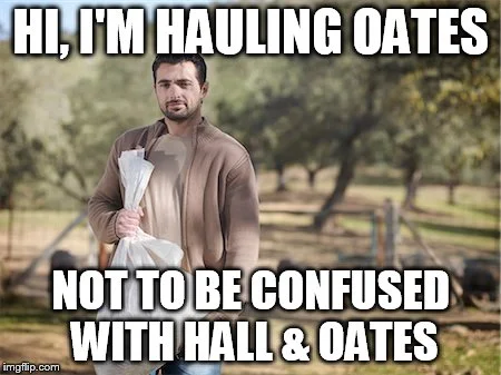hauling oats meme