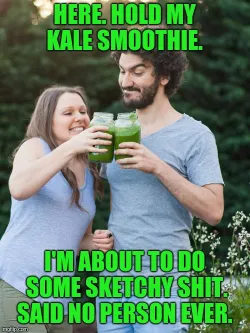 kale smoothie meme