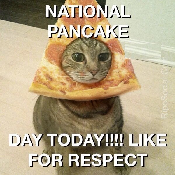 pancake day face meme