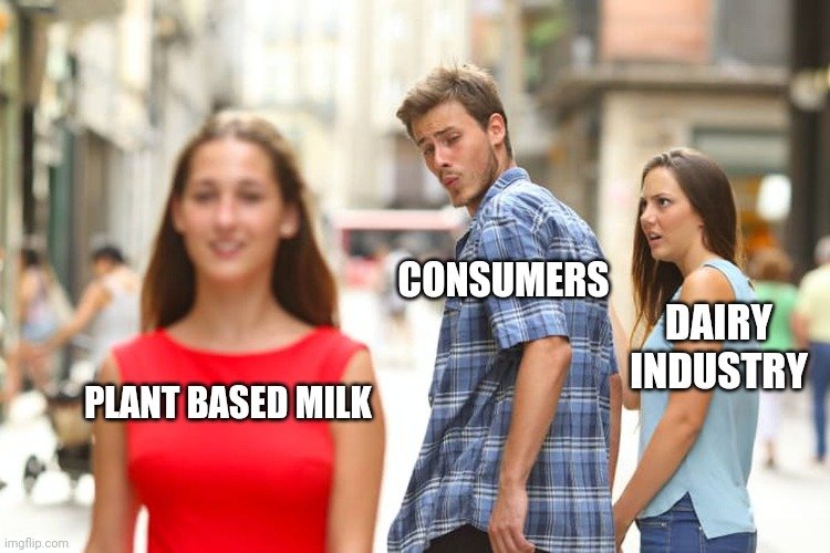 plant based oat milk meme