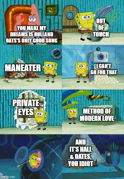 spongebob hall oates meme