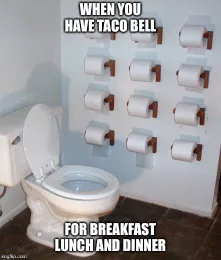 tacos for breakfast and lunch meme
