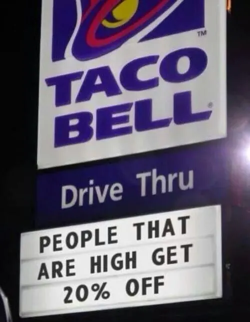 funny taco bell meme