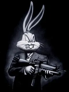hood gangster bugs bunny