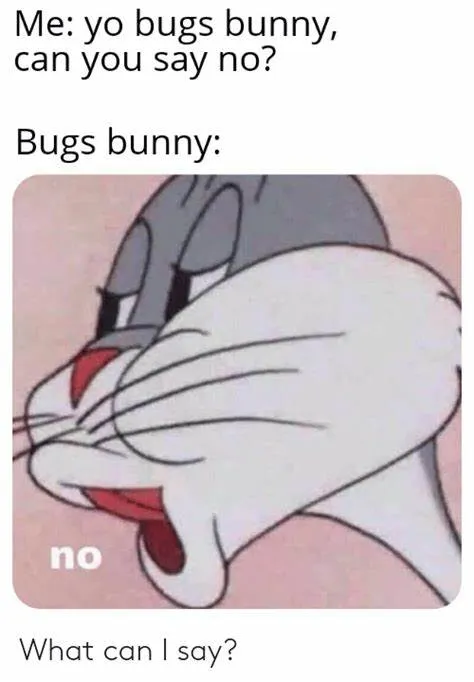 no bunny meme