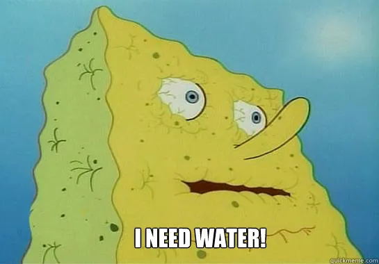 Spongebob I Need Water Please