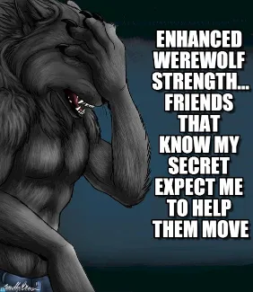 Werewolf Funny Meme