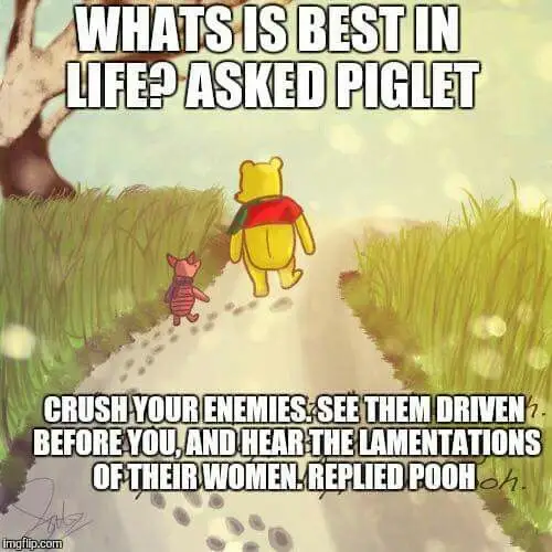 winnie piglet friendhsip meme