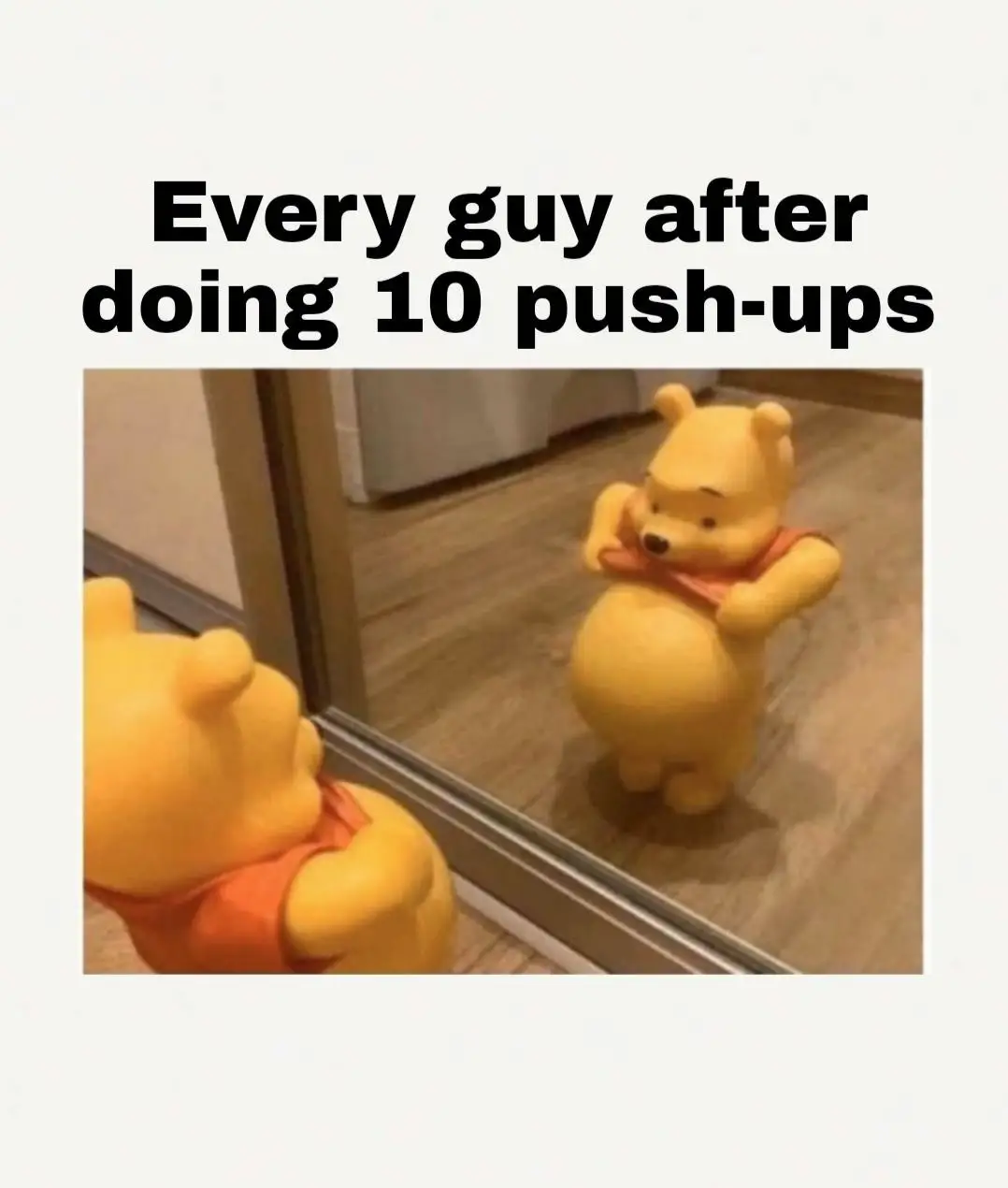 winnie pooh gym meme