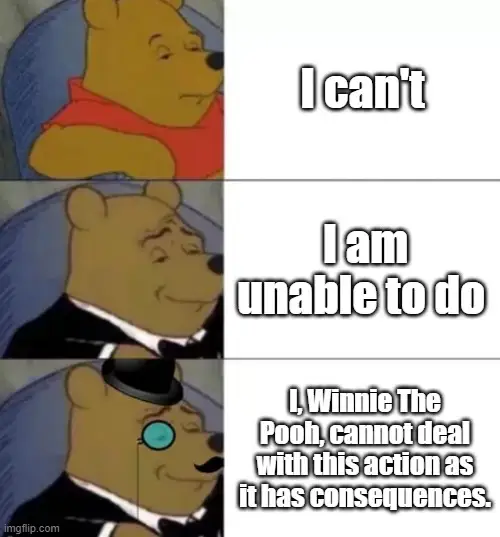 winnie pooh reaction meme