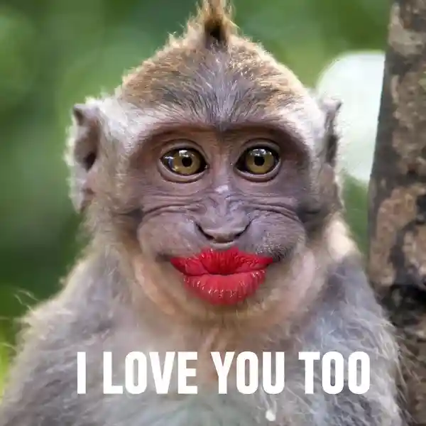 Red Monkey Lips Meme