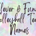 Clever Funny Vollyball Team Names