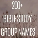 Christian bible study group names