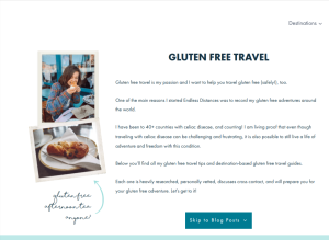 Gluten Free Travel